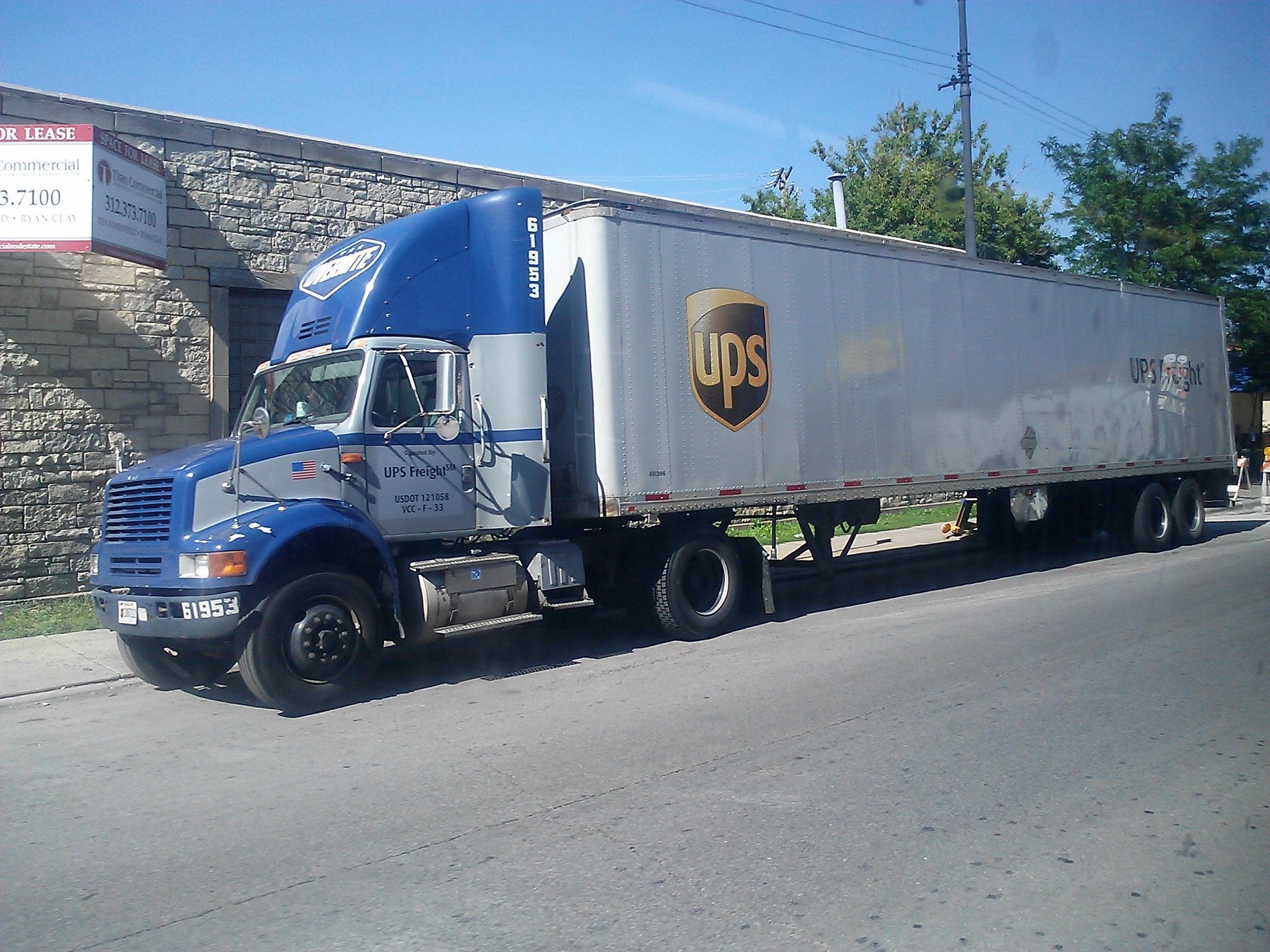 Image of UPS Freight Truck fleet vehicle