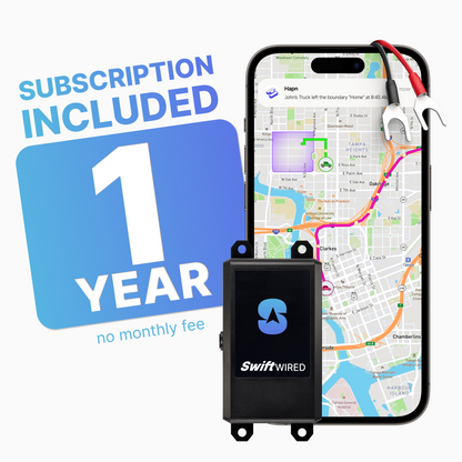 Swift Wired Vehicle Tracker + 1 Year Subscription