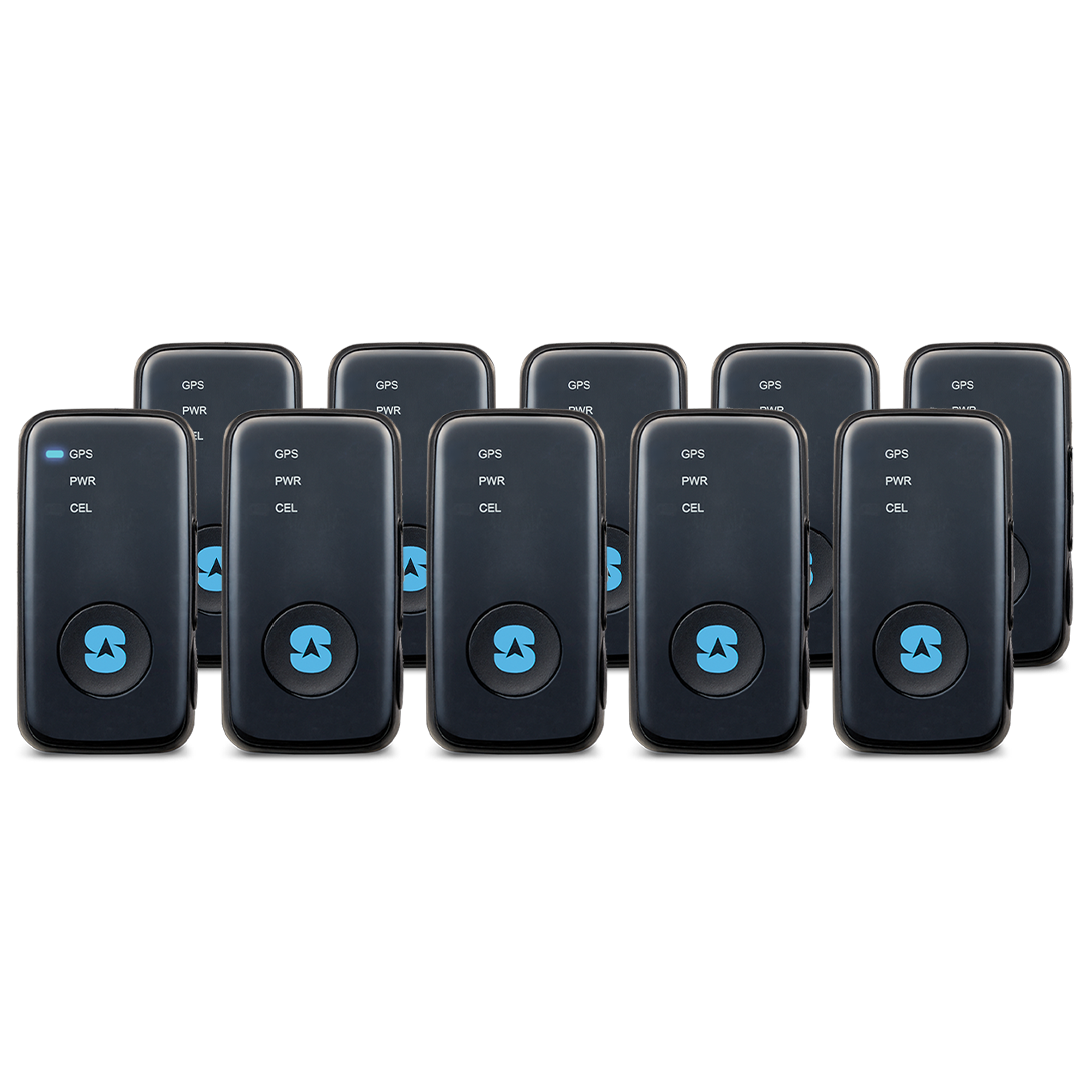 Mini GPS Tracker - 10 Pack + 1 Year Subscriptions