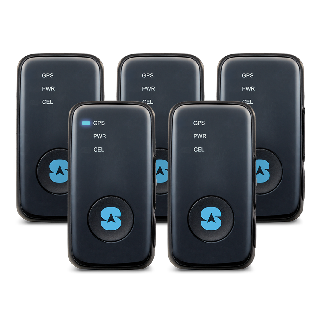 5 Mini GPS Trackers + 1 Year Subscriptions