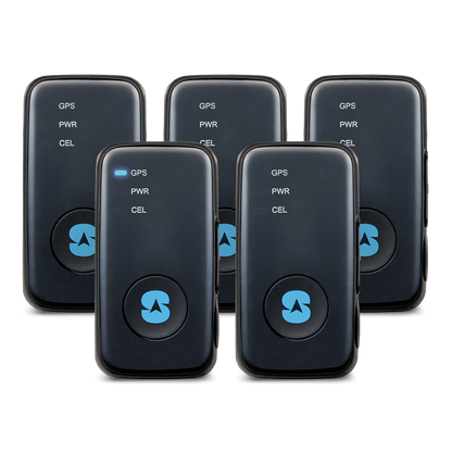 5 Mini GPS Trackers + 1 Year Subscriptions