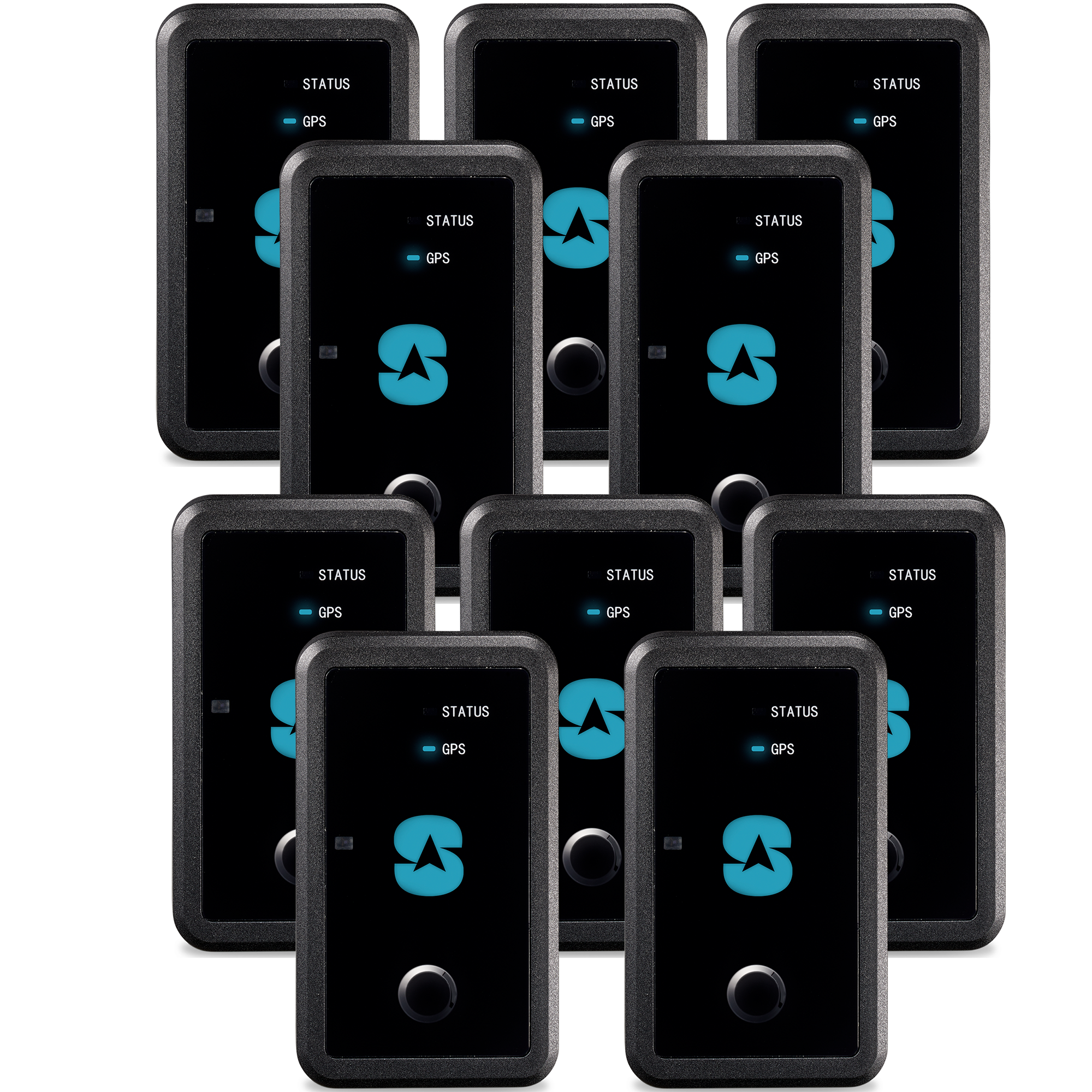 12 Month Battery - Long Term GPS Tracker - 10 Pack + 1 Year Subscription