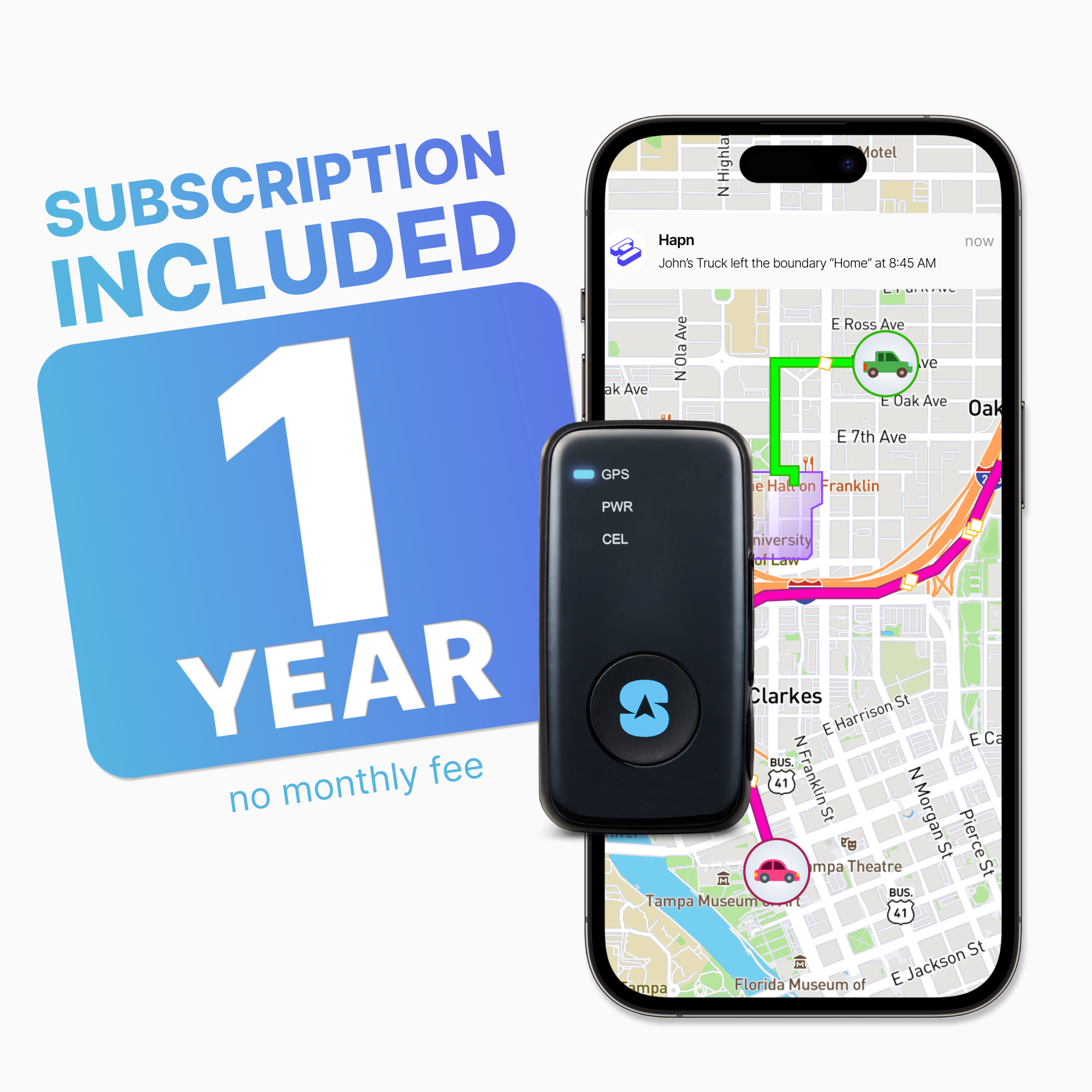 Mini GPS Tracker - 20 Pack + 1 Year Subscription