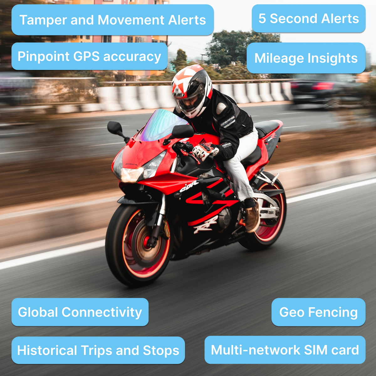 Motorcycle GPS Tracker – Hardwired, Theft Alerts | Spytec GPS