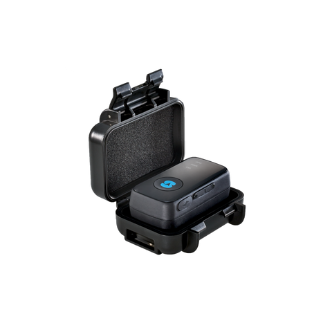 SpyTec Atlas portable GPS tracker with magnetic case