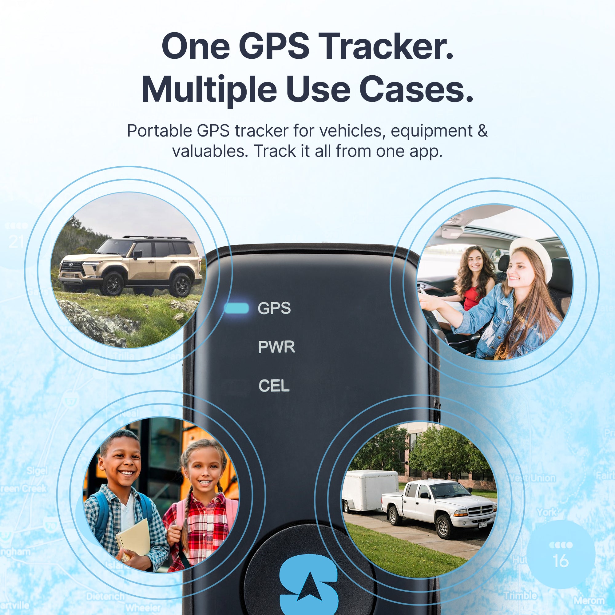 Atlas Portable GPS Tracker with Magnetic Case