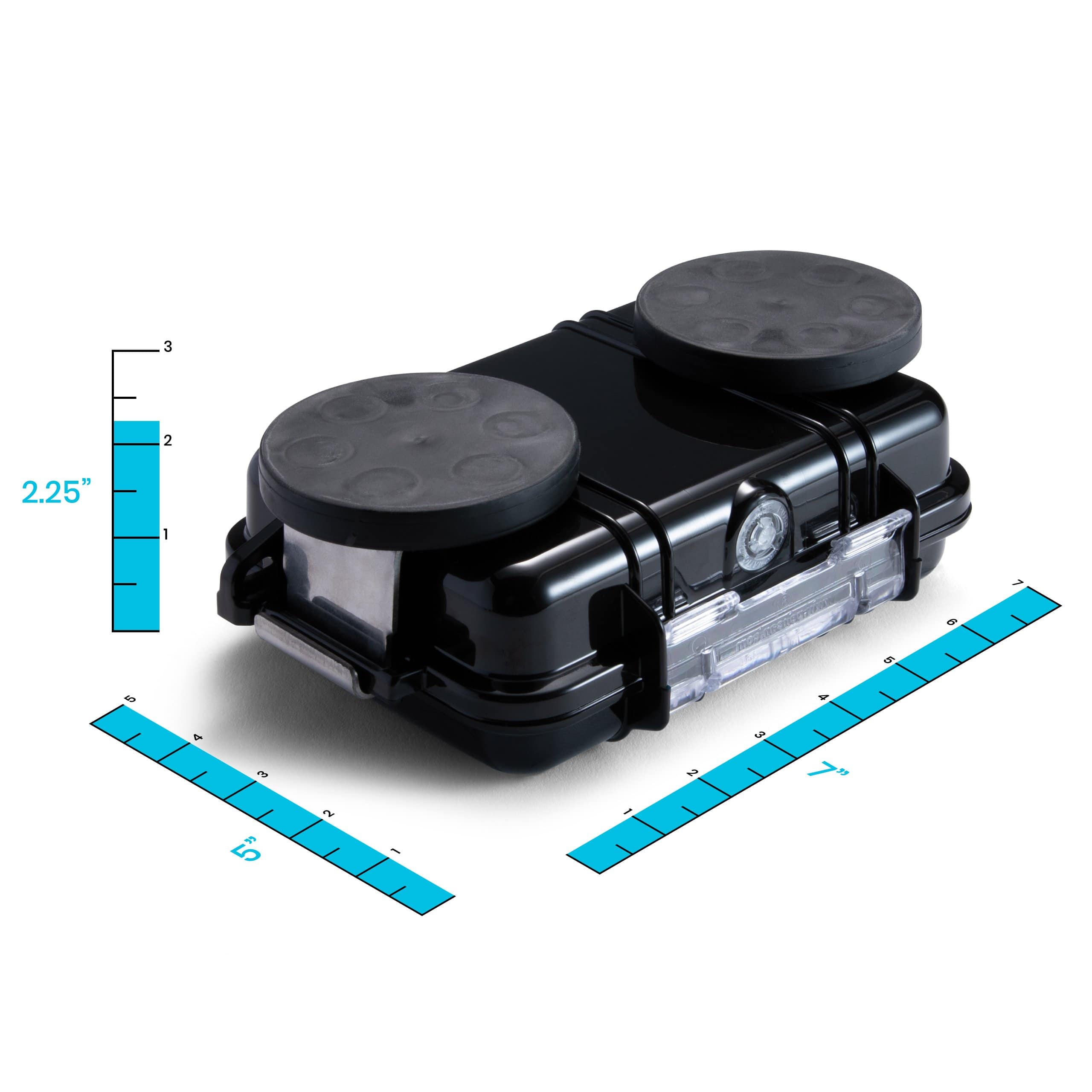 Spytec M6 (12X) Extended Battery and All-Weather Case + Spytec Atlas (GL300) Standard Personal/Asset Tracker