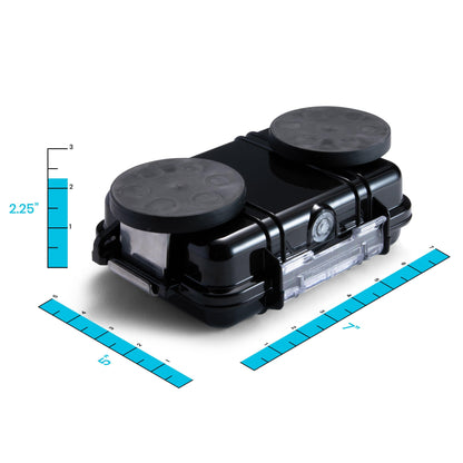 Spytec M6 (12X) Extended Battery and All-Weather Case + Spytec Atlas (GL300) Standard Personal/Asset Tracker